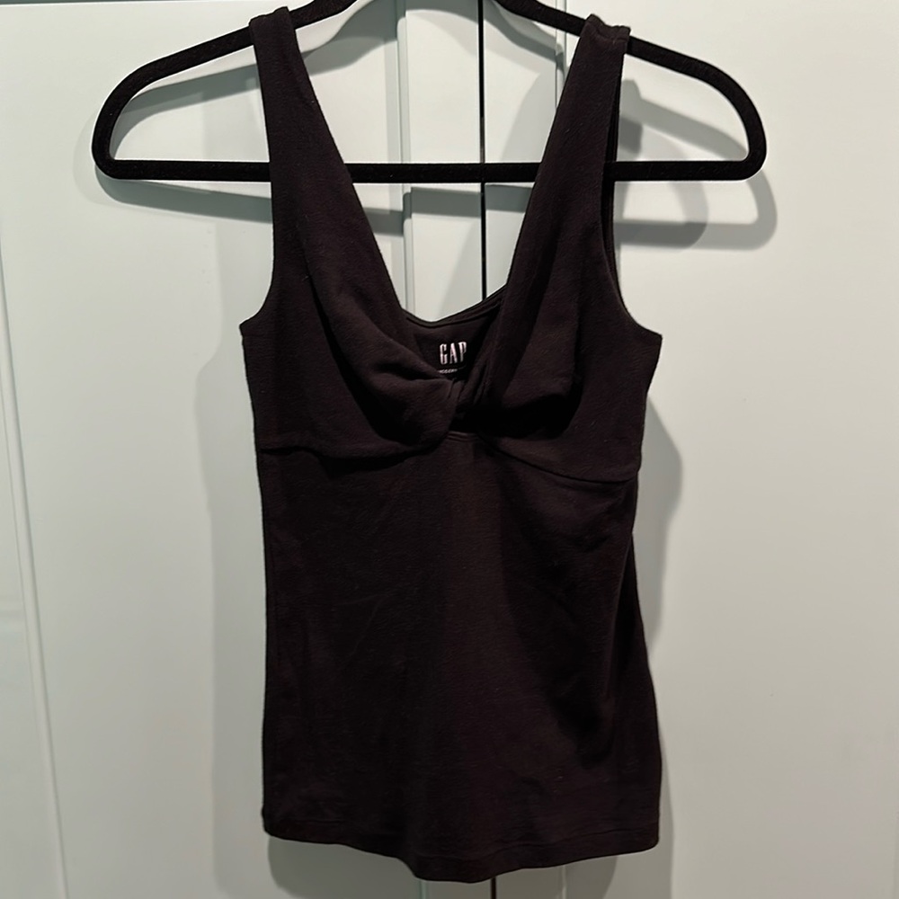 Gap black tank top XS